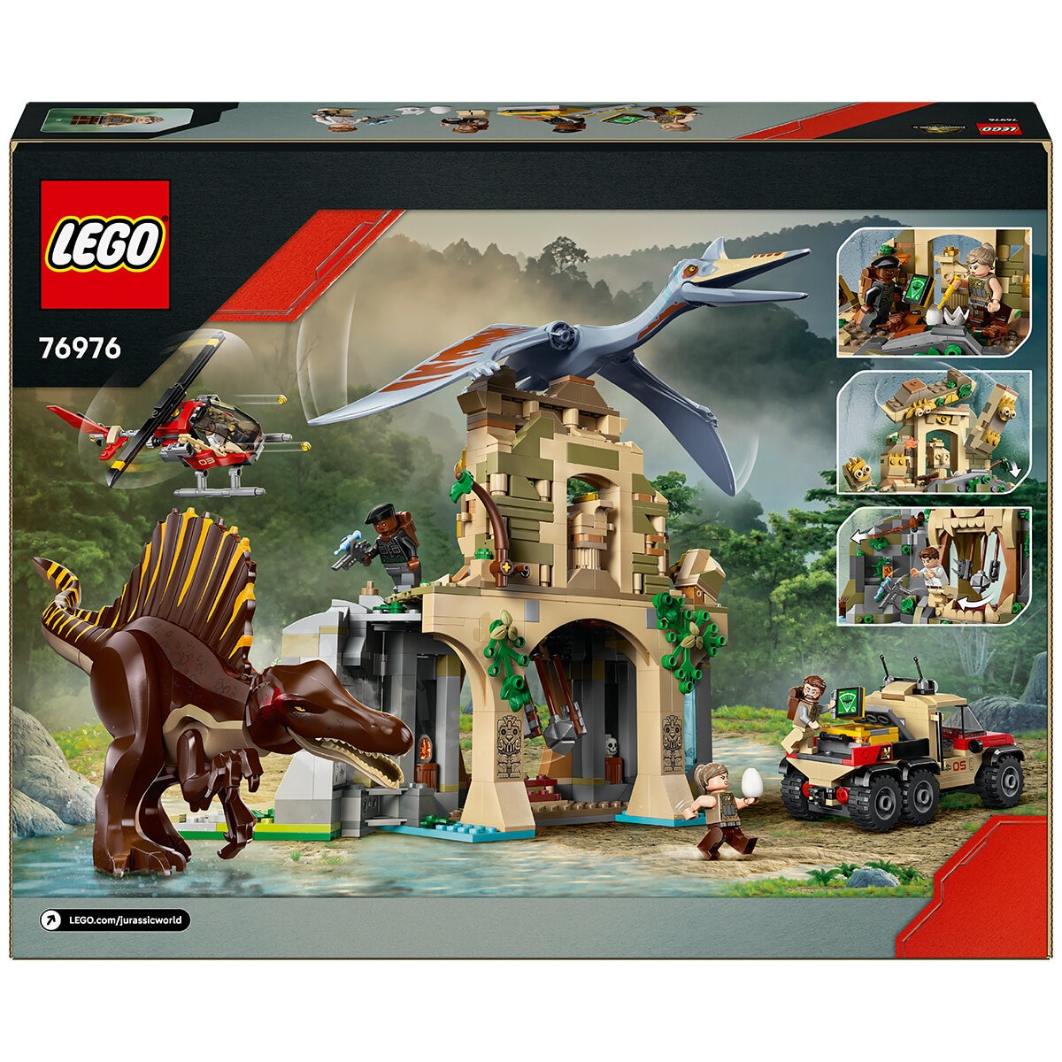 LEGO Spinosaurus & Quetzalcoatlus Air Mission 76976