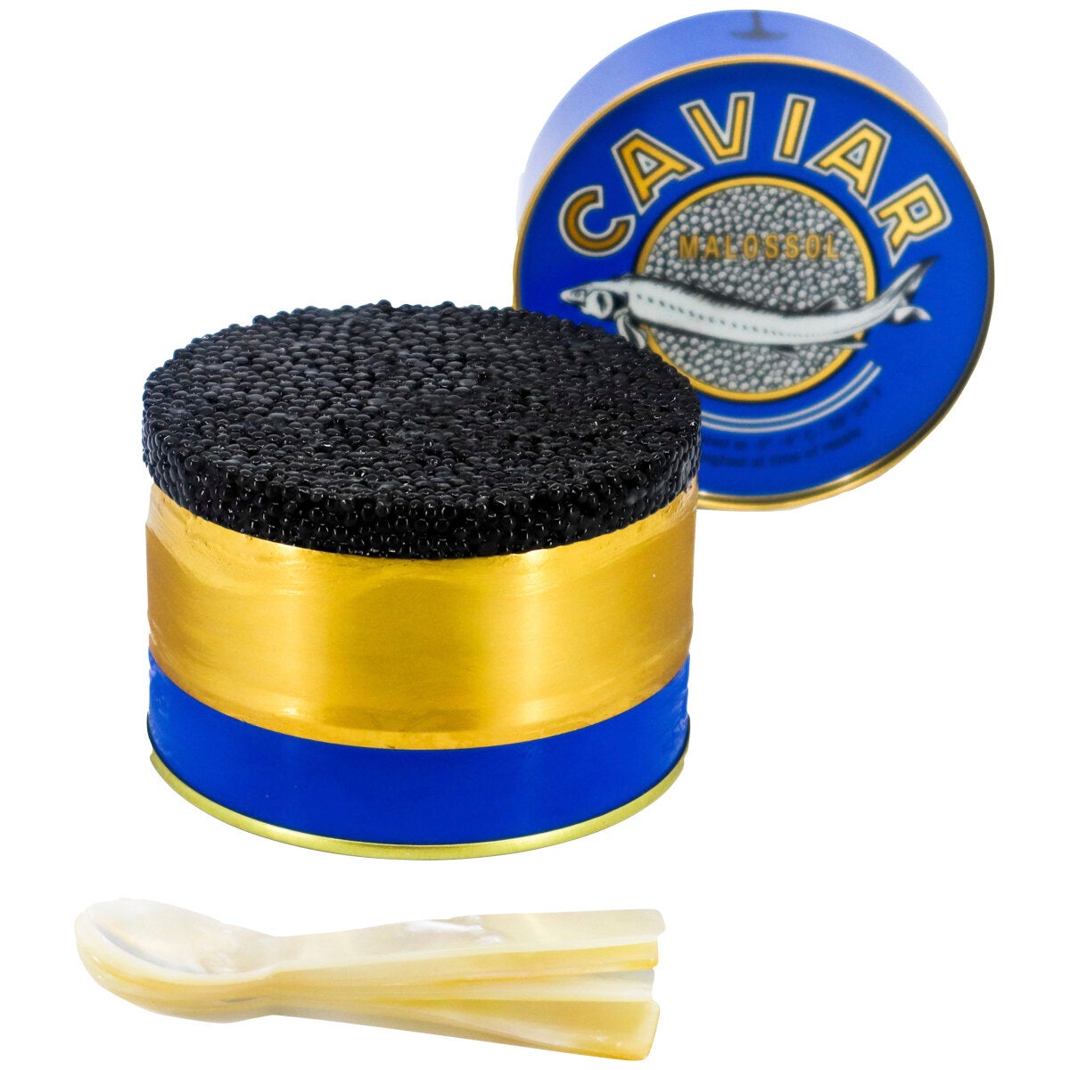 Black Pearl White Sturgeon Caviar Traditional Tin 1kg Black Pearl White Sturgeon Caviar Traditional Tin 1kg