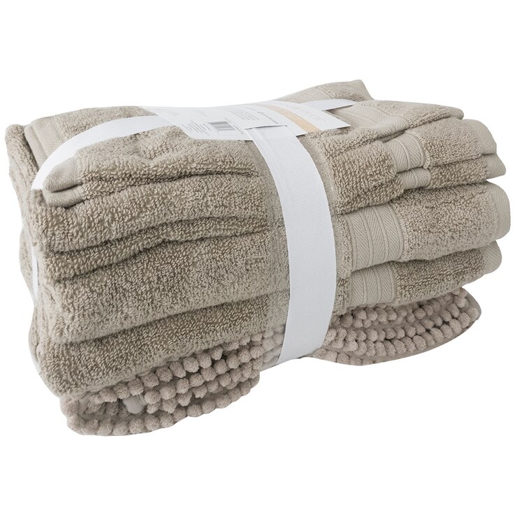 Crowning Touch Towel Gift Set 7pc Tan Costco Australia