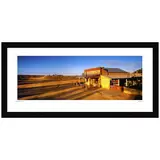 Ken Duncan Silverton Hotel at Sunrise Black Framed Print 101.2 x 51.9 cm