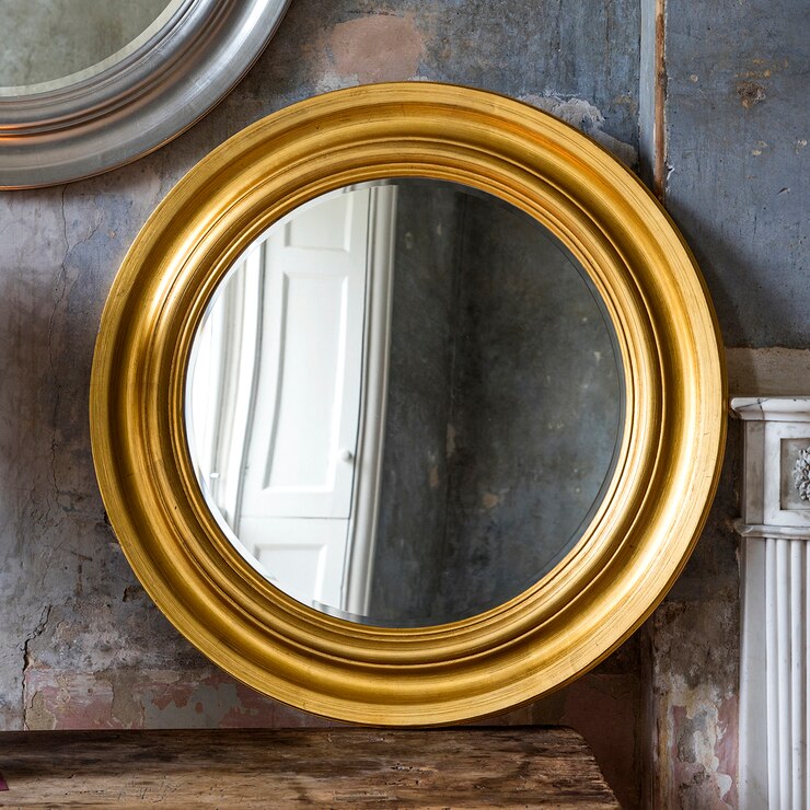 Hudson Living Trevose Gold Mirror 840 x 840 mm Costco Australia