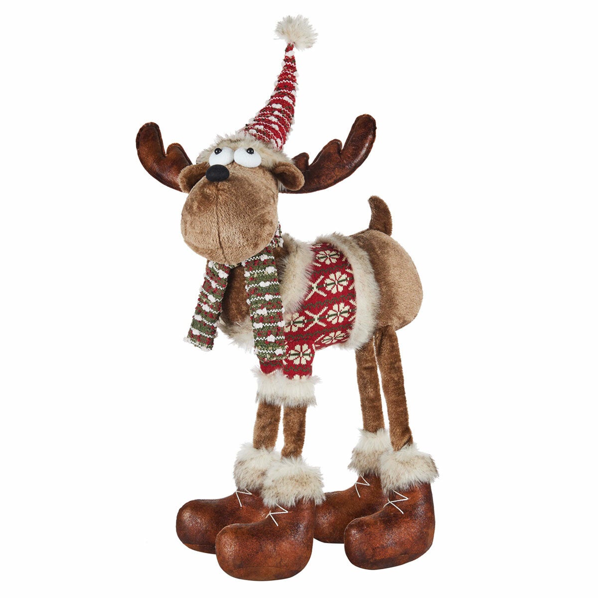 Standing Moose 86.3cm Holiday Statue