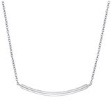 0.15ctw Diamond Curve Necklace