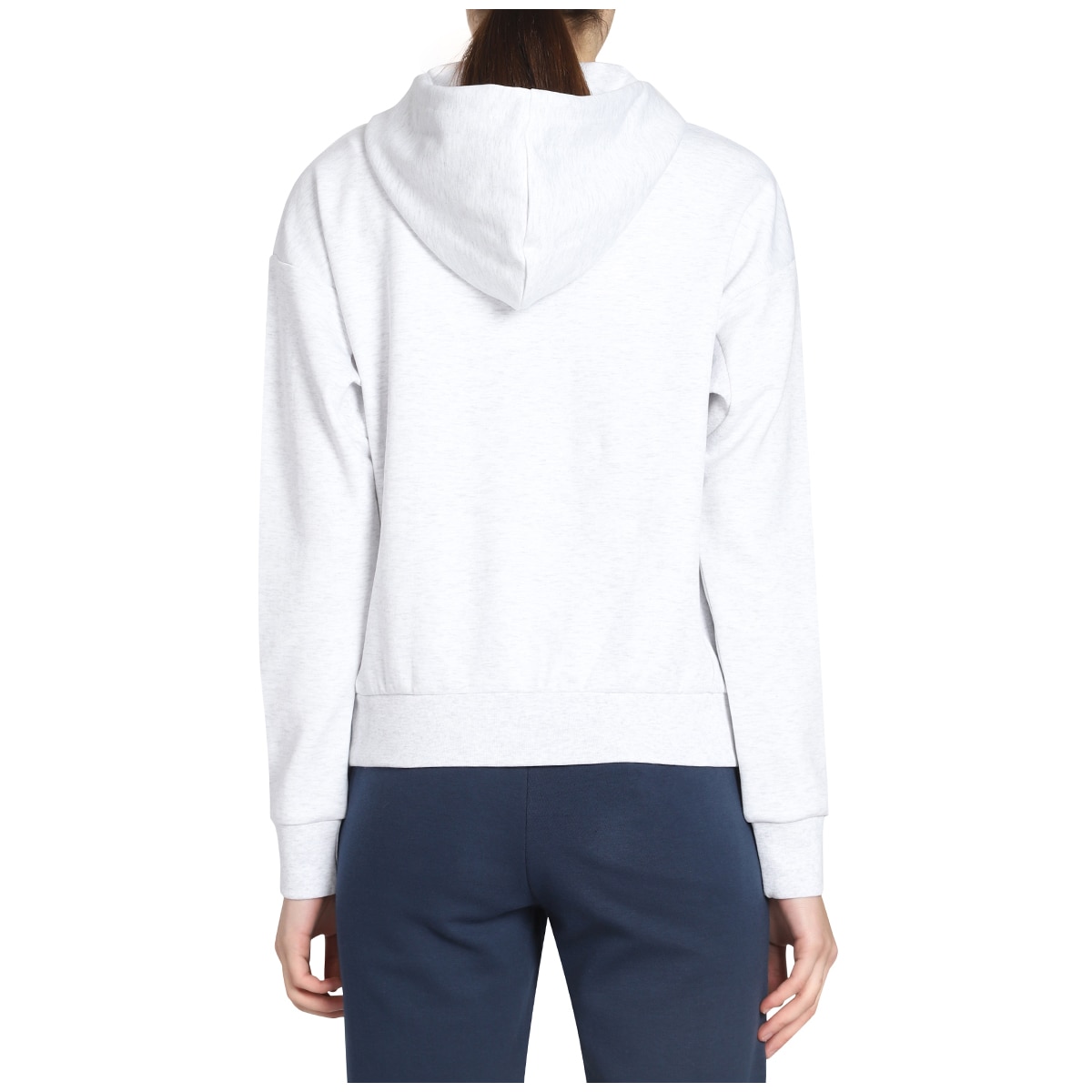 Le Coq Essentiel Hooded Sweater - Snow Marle
