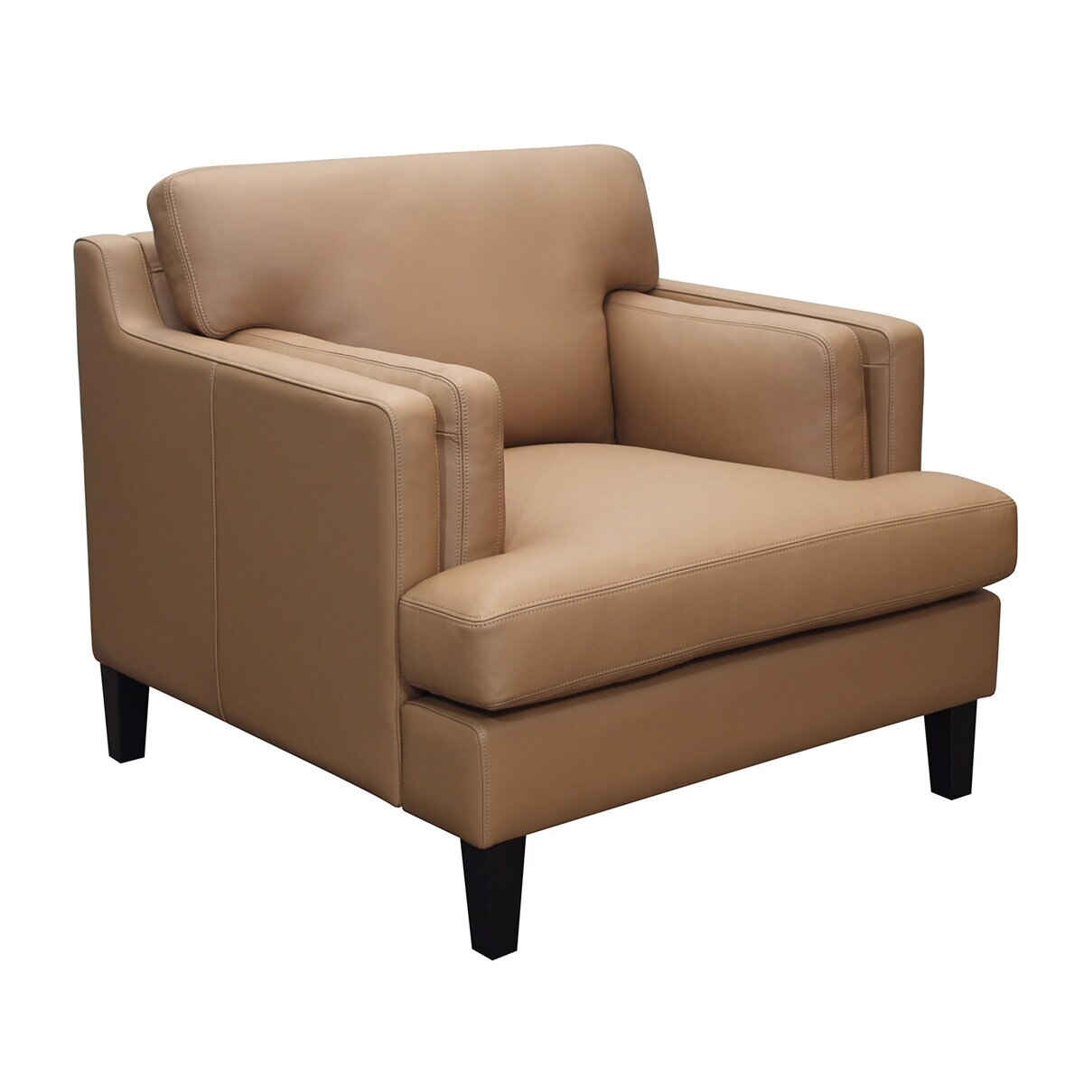 Moran Oregon 1 Seater Premium Caramel Leather