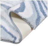 Riviera Marble Print Bathmat 40 x 60cm 2 Pack Blue