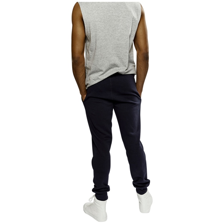 Champion Men's C Logo Cuff Pants Heather Navy