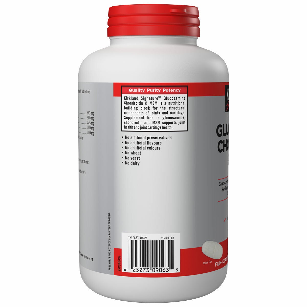Kirkland Signature Glucosamine Chondroitin And MSM 240 Tablets Kirkland Signature Glucosamine Chondroitin And MSM 240 Tablets
