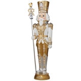 Christmas Grand Caucasian Nutcracker with LED Lights and Music 2.4m