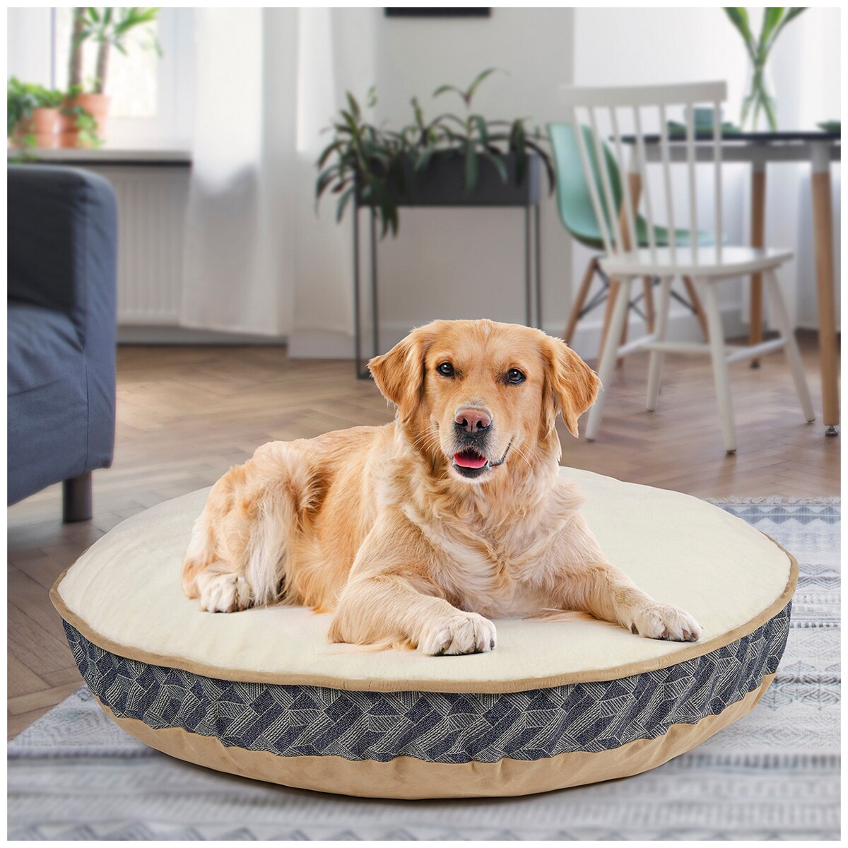 Kirkland Signature Dog Bed Blue Pattern Costco Australia