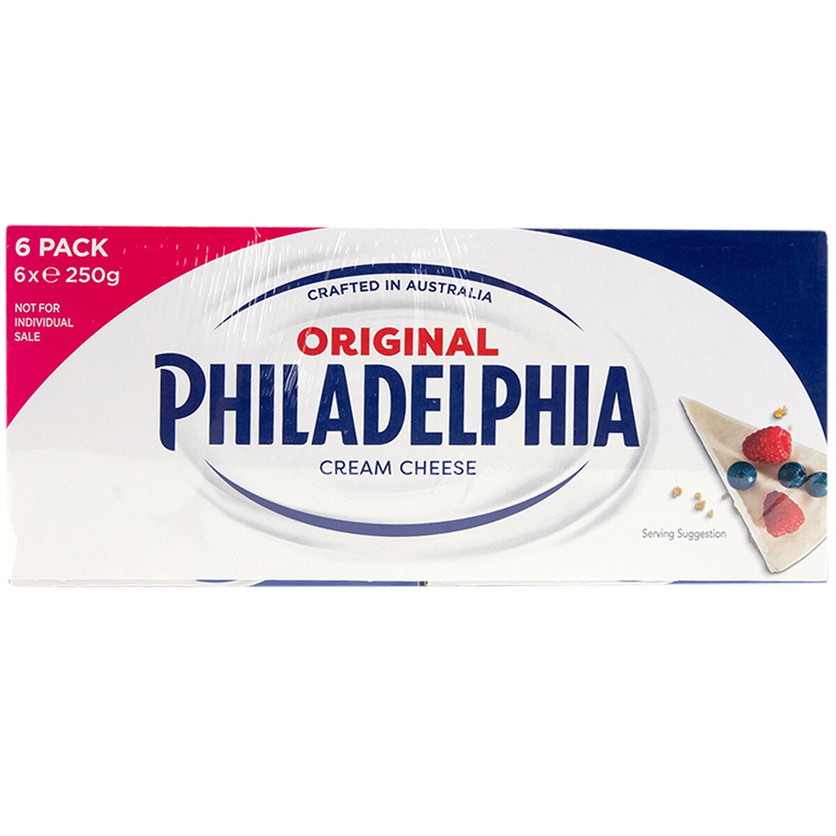 Philadelphia Cream Cheese Block 6 x 250g Philadelphia Cream Cheese Block 6 x 250g