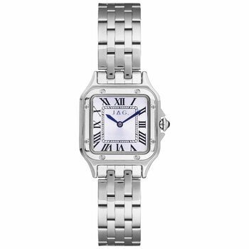 JAG Riana Silver Tone Square Dial Women's Watch J2814A JAG Riana Silver Tone Square Dial Women's Watch J2814A
