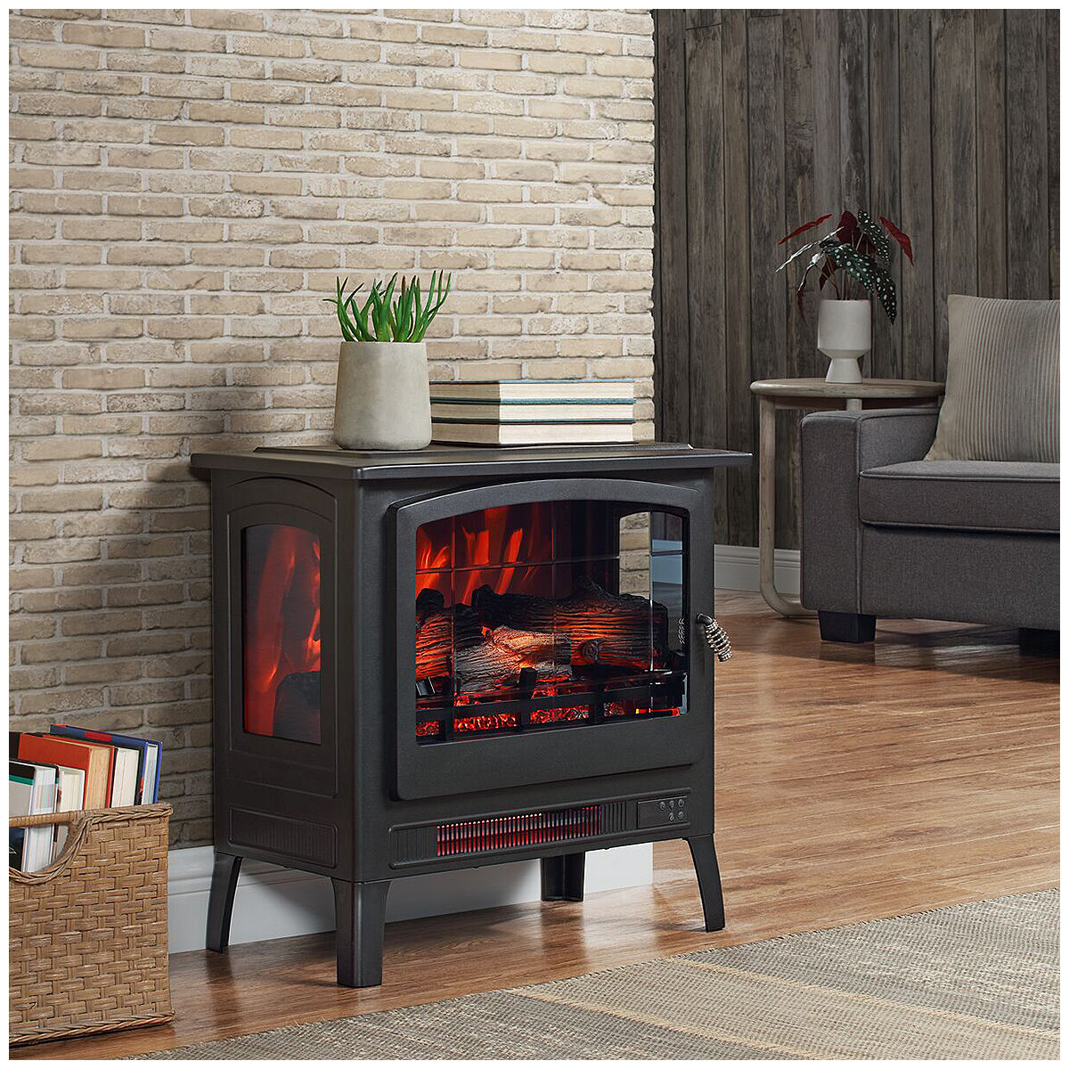 Infrared Freestanding Electric Stove Fireplace