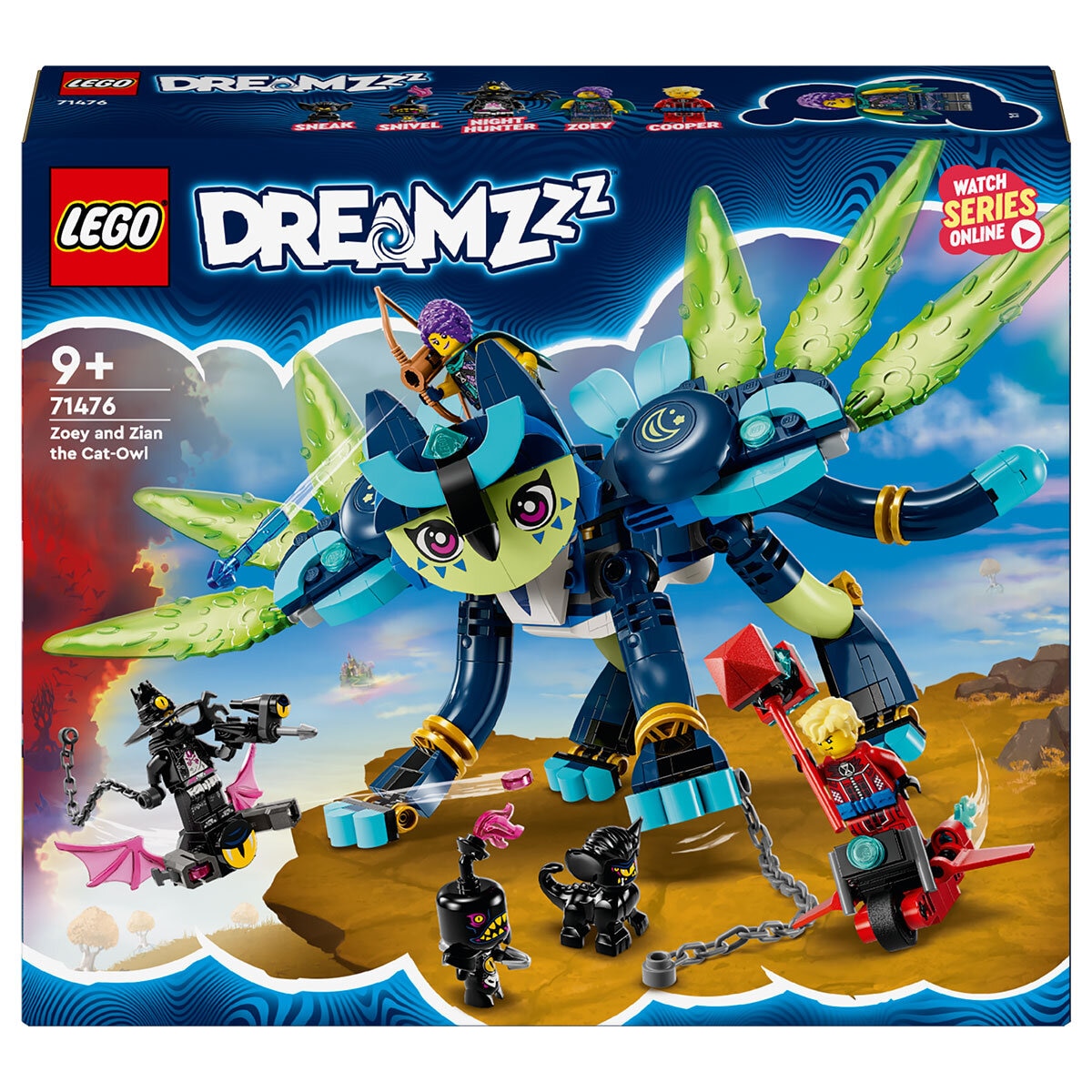 LEGO DREAMZzz Zoey and Zian the Cat-Owl 71476