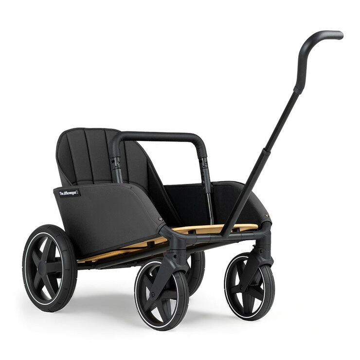 The Jiffle Wagon 6 in 1 Stroller Black