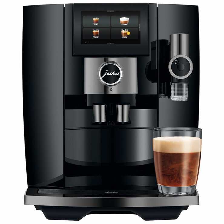 JURA J10 Fully Automatic Coffee Machine Piano Black 15664