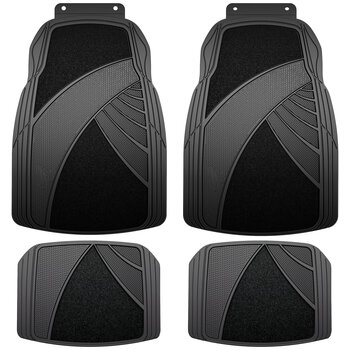 Costco - Armor All Carpet Rubber Car Mat Black 4 Piece