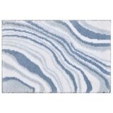 Riviera Marble Print Bathmat 40 x 60cm 2 Pack Blue
