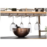 Wine Stash Industrial French Bar Cart
