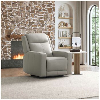 Simon Li Furniture Leather Power Recliner
