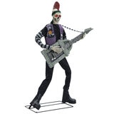 Skeleton Punk Rocker