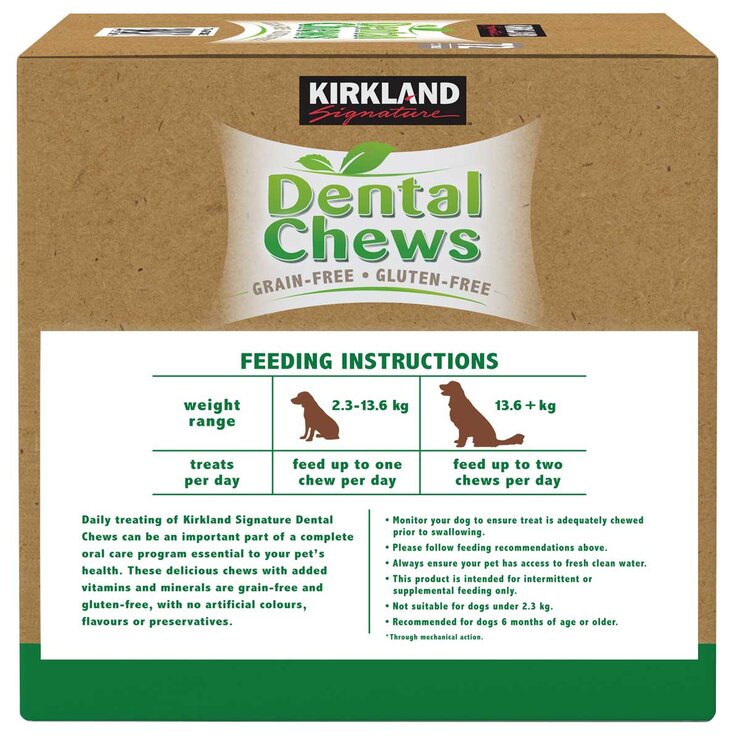 Kirkland Signature Dental Chews 72 Count