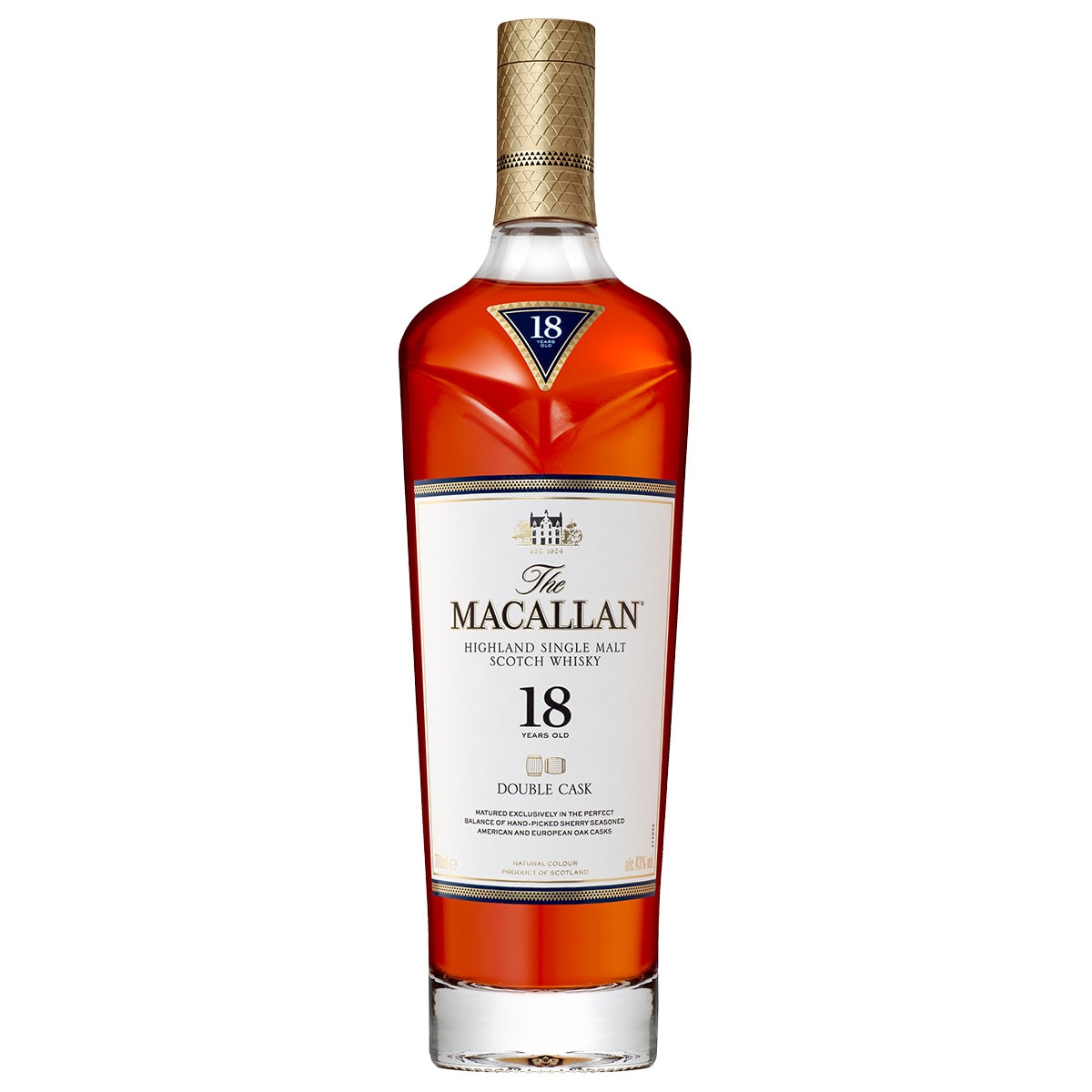 The Macallan 18 Year Old Double Cask Single Malt Scotch Whisky The Macallan 18 Year Old Double Cask Single Malt Scotch Whisky