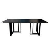 Moran Copenhagen 2.4M Black and Gold Dining Table