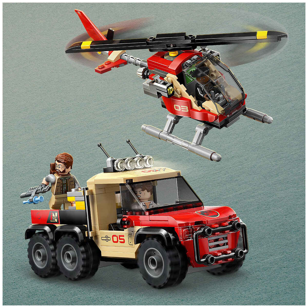 LEGO Spinosaurus & Quetzalcoatlus Air Mission 76976