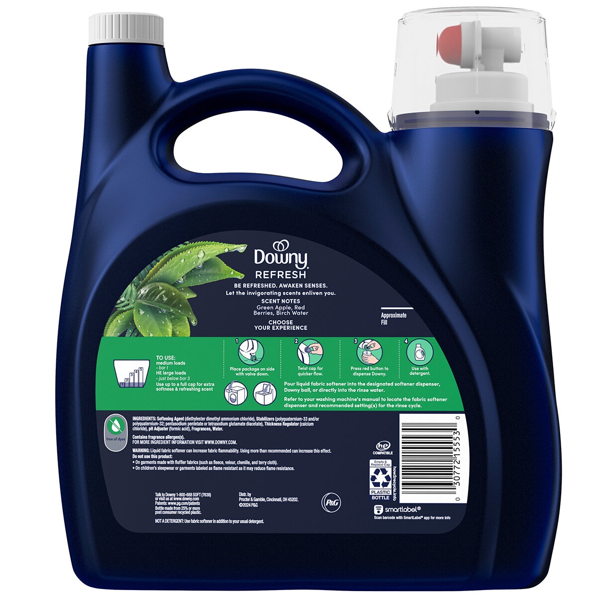 Downy Liquid Infusions Refresh Birchwater & Botanicals 3.28L
