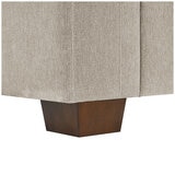 Thomasville Fabric Sectional With Storage Ottoman