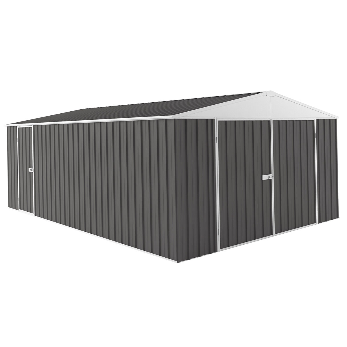 EasyShed Garage 6 x 3.75M Slate Grey