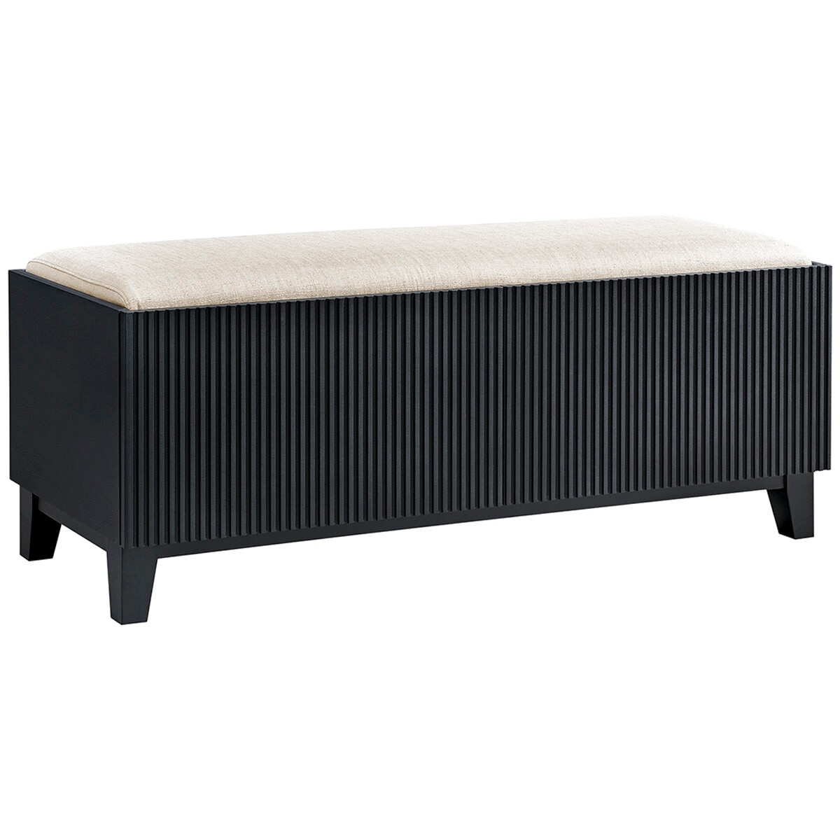 Moran Aristocrat Fabric Storage Ottoman Barley