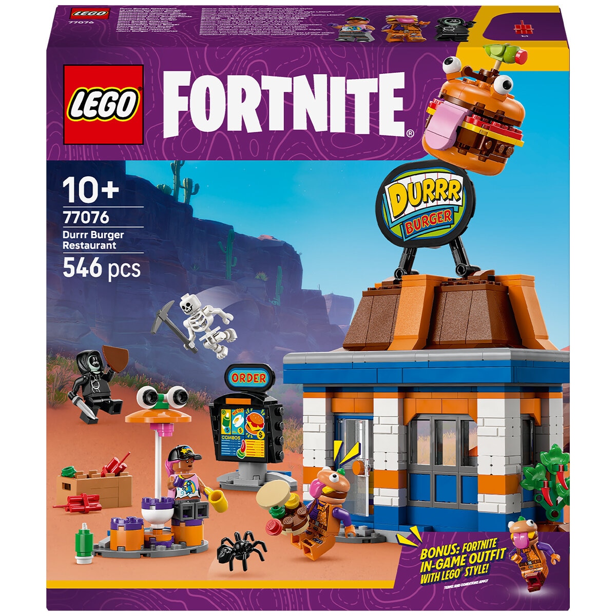LEGO Fortnite Durrr Burger Restaurant 77076