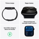 Apple Watch Series 10 GPS 42mm Silver Aluminium Case with Blue Cloud Sport Loop
