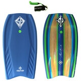 Scott Burke Surf Krypton EPS Bodyboard With Leash Blue