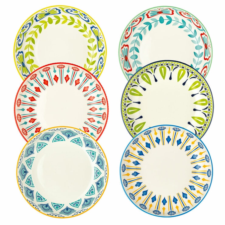 Signature Pasta Bowls 6 Piece Set