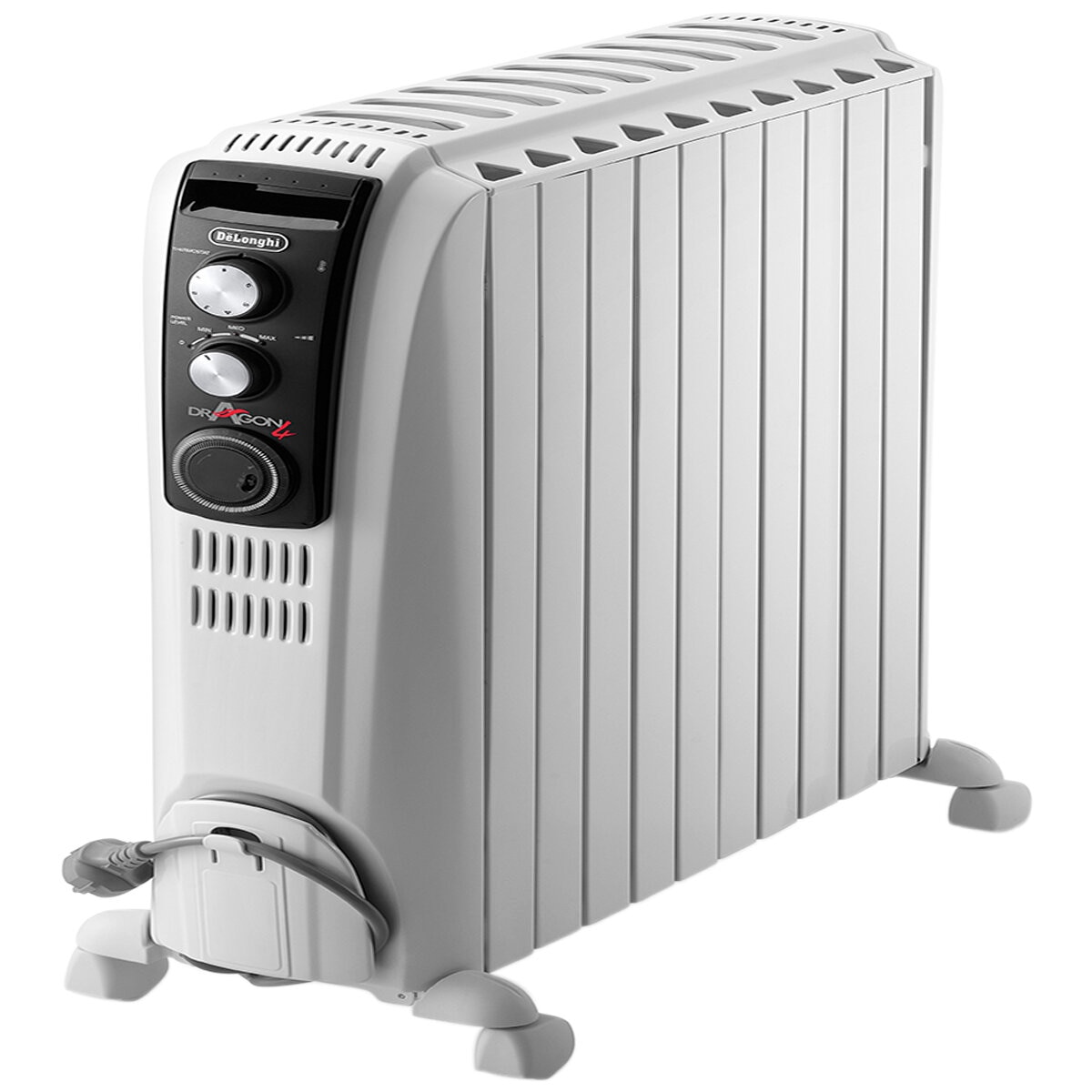 Delonghi 1500W Dragon 4 Oil Column Heater with Timer
