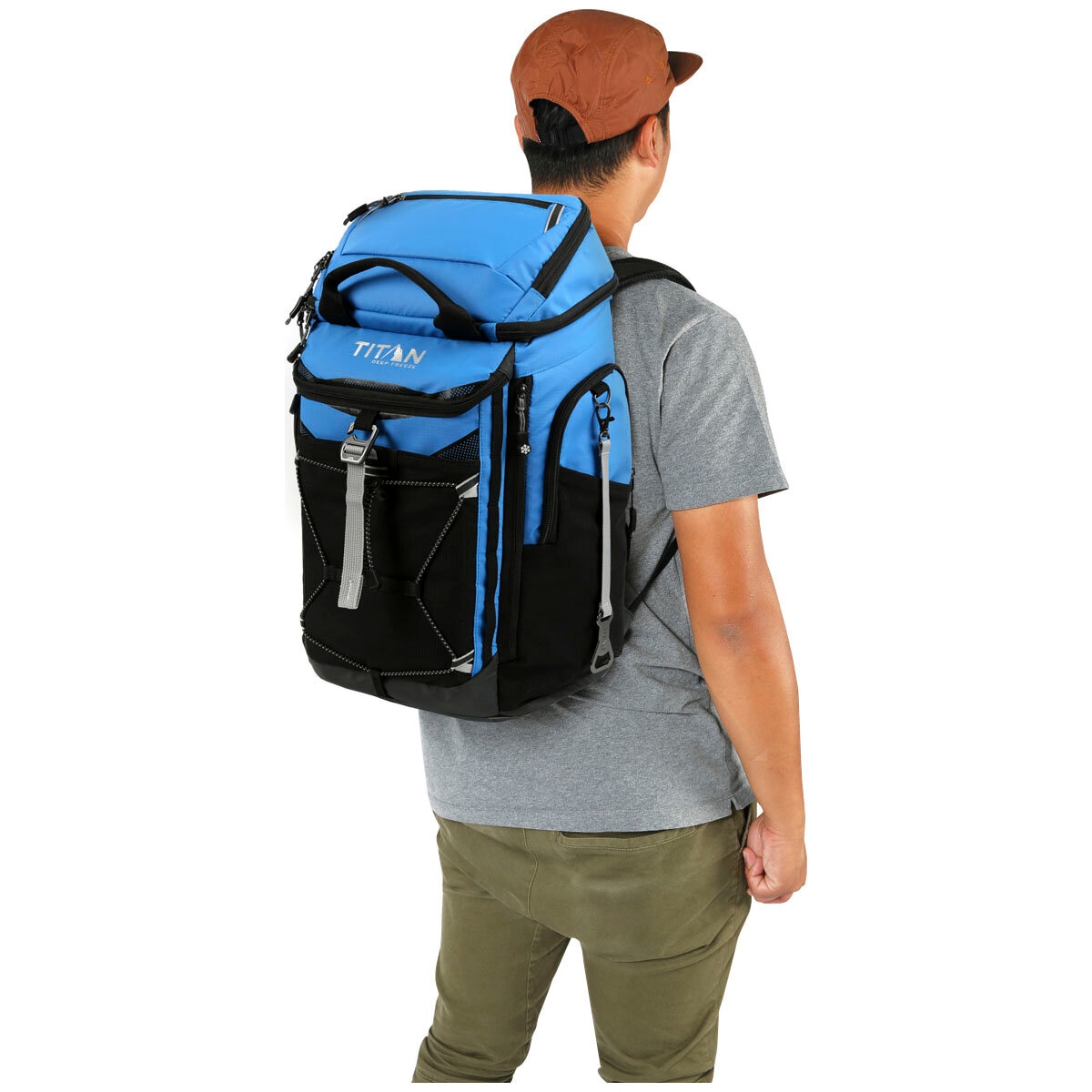 Titan Deep Freeze 26 Can Backpack Cooler with Ice Walls