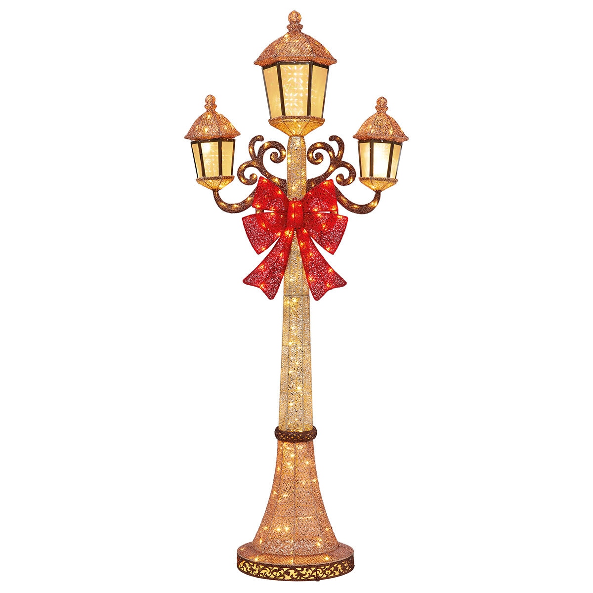Triple LED Lamp Post 2.1m