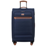 Tosca Park Avenue 3 Piece Luggage Set Navy Tan Tosca Park Avenue 3 Piece Luggage Set Navy Tan