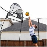 Springfree All Black 4M Jumbo Round Trampoline Bundle