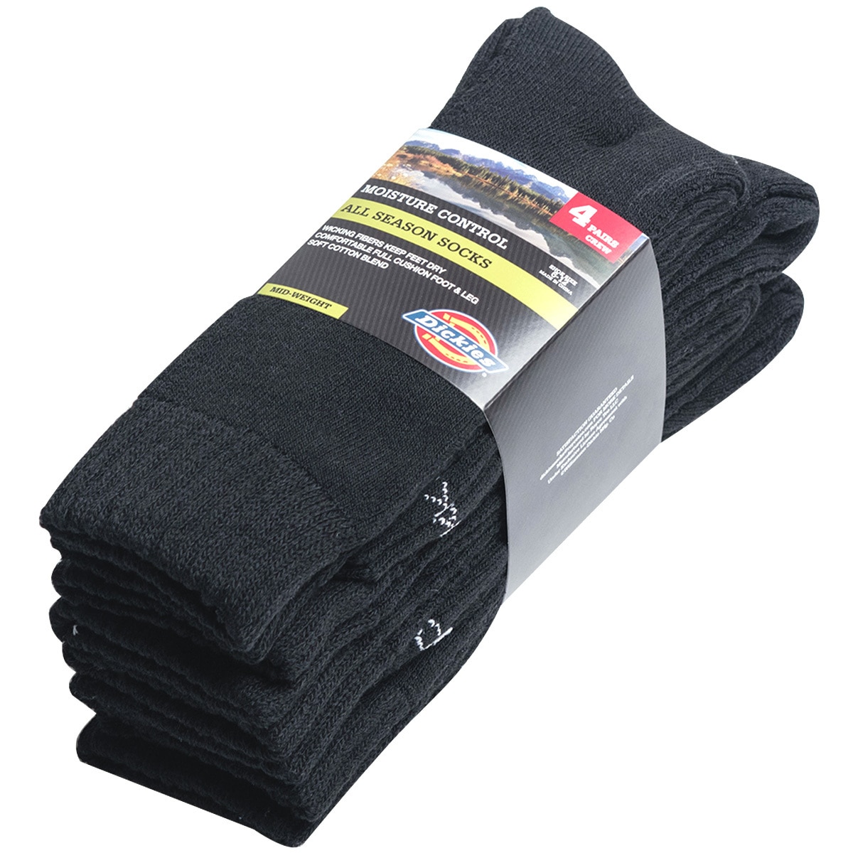 Dickies 4 pack socks - Black
