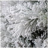 Pre-Lit Glitter Flocked Cashmere Artificial Christmas Tree 2.29 m