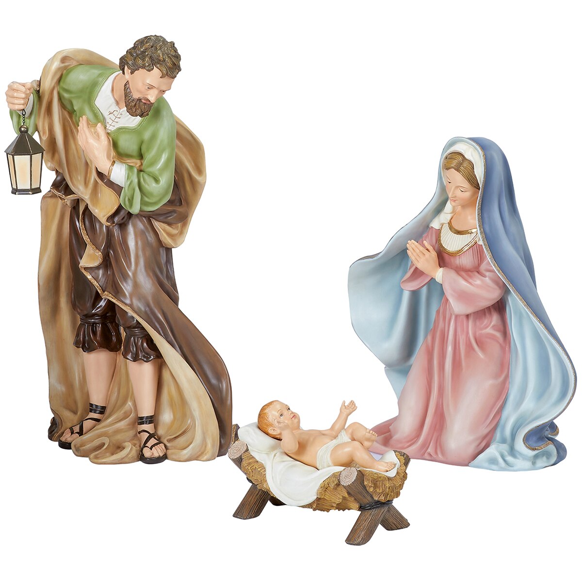 outdoor holy family