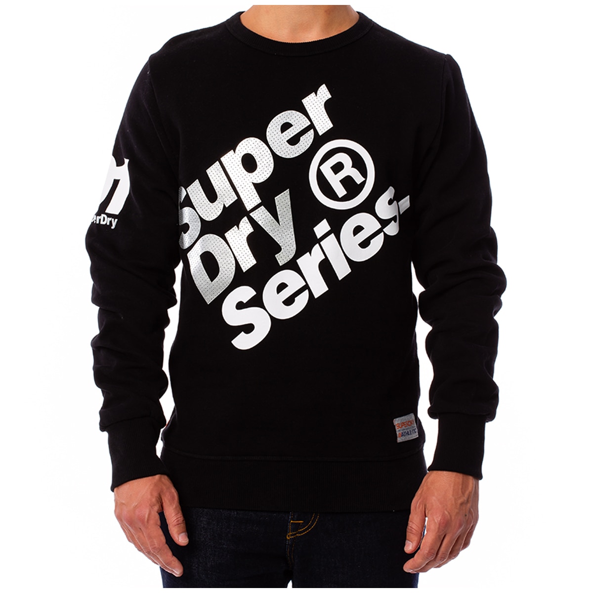 Superdry LS Tee - Crew - Black