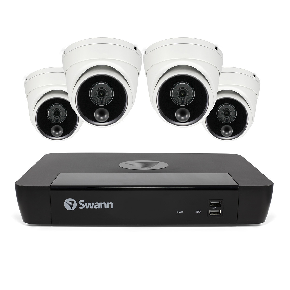 Swann 4 Camera 8 Channel Security System 4K Ultra HD NVR-8580 with 2TB HDD SWNVK-886804D-AU