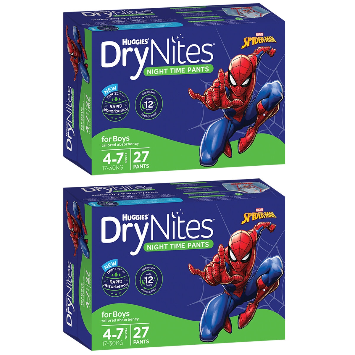 Huggies Dry Nites 4-7 Boys