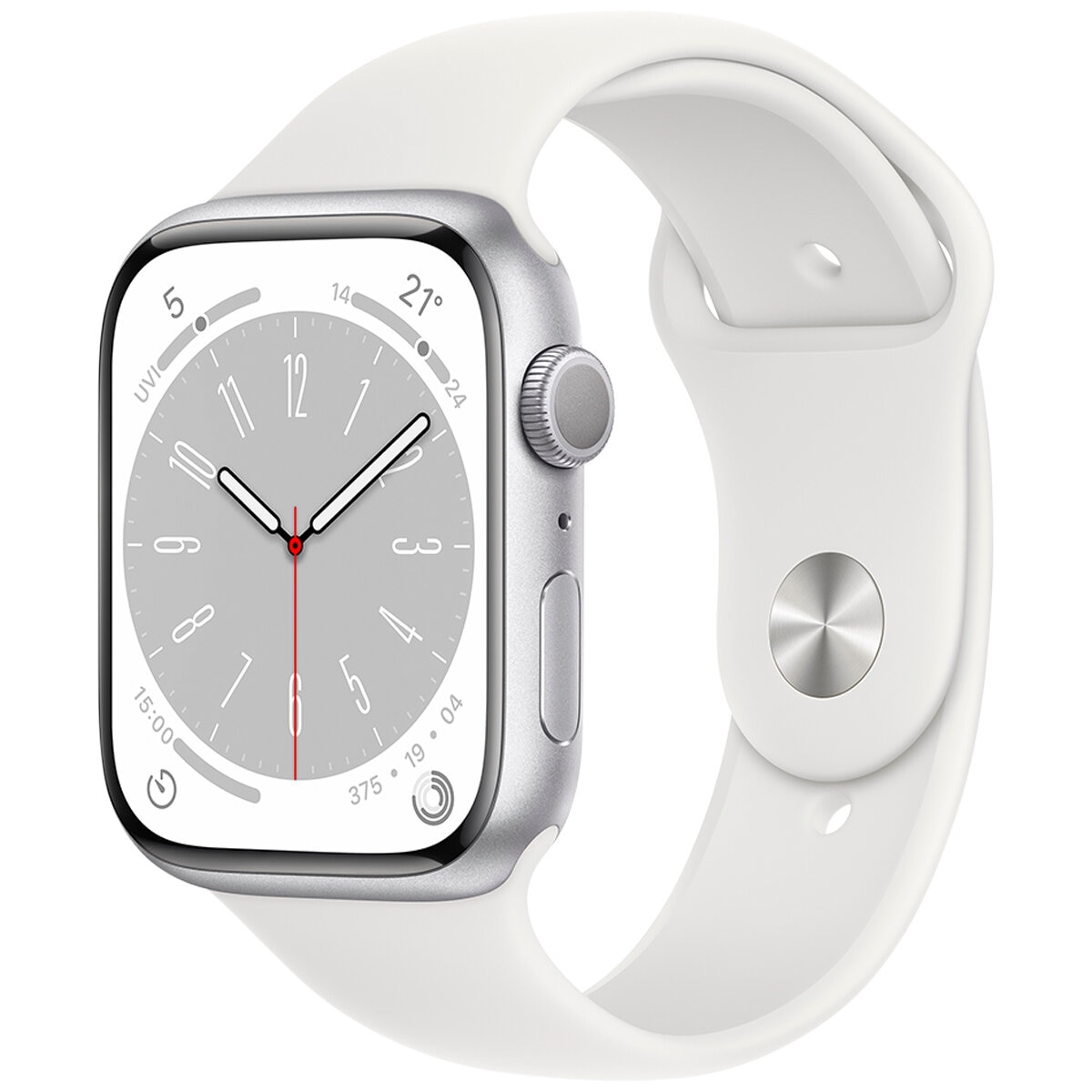 Apple Watch Series 8 GPS 45mm Midnight Aluminium Case with Midnight Sport Band