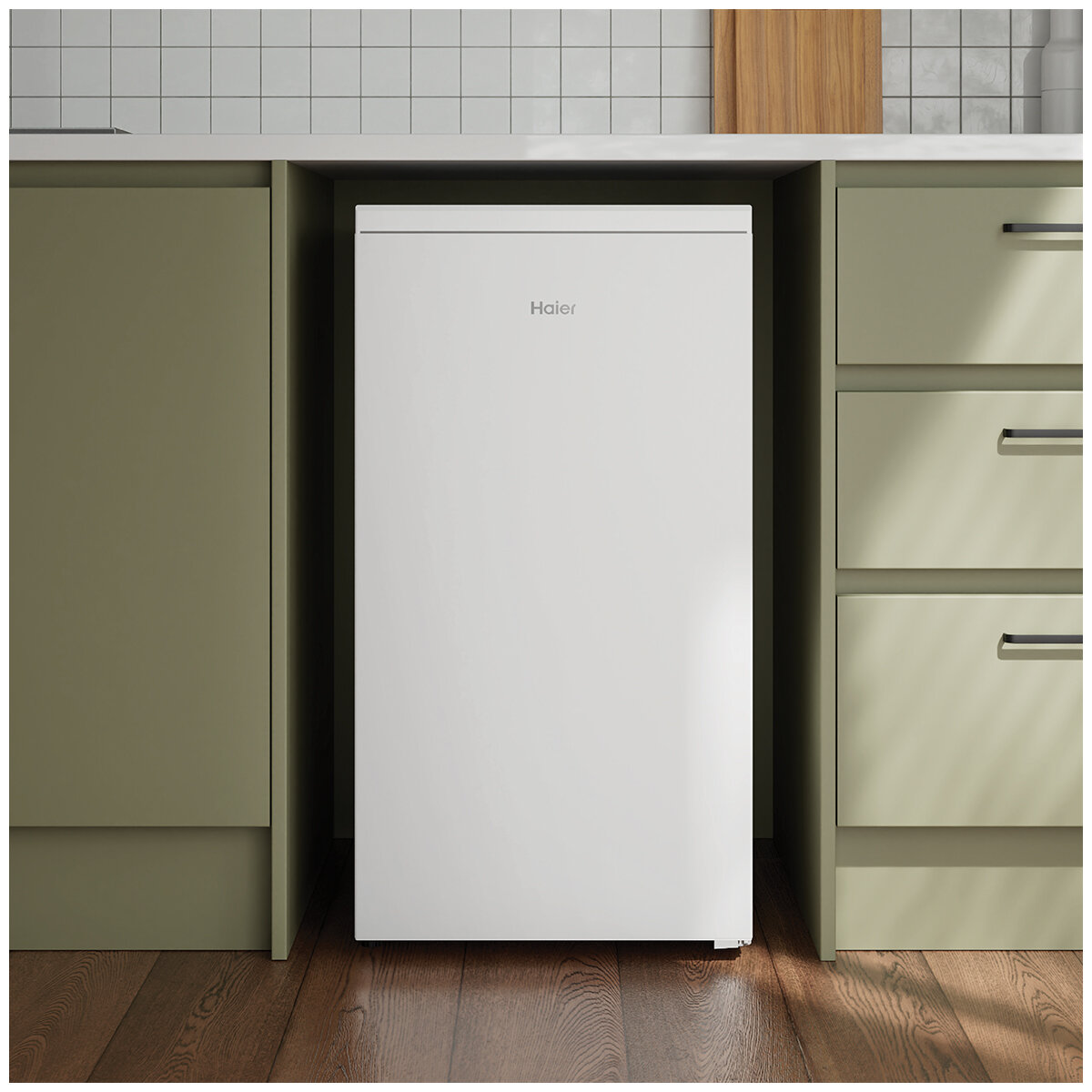 Haier 90L 300 Series Bar Refrigerator White HRF90UW2